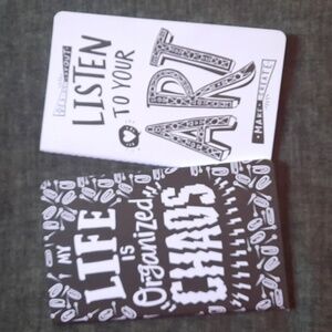 Listen To Your Art Medium Notebook Paper Set Office Journal Diary Set